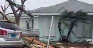 VÍDEO: Internautas compartilham imagens de destruição deixada pelo furacão Dorian