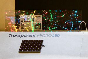 CES 2024: Lo transparente es la tendencia y así se ve la primera TV micro led de Samsung