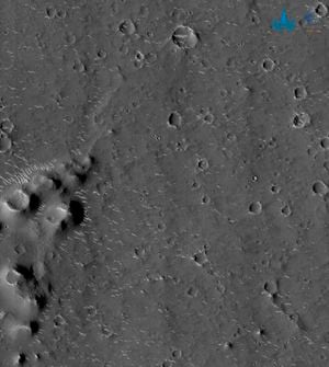 Espacio: El Tianwen-1 envía nuevas fotos de Marte y son espectaculares