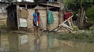 Informe de damnificados en el suroeste de Colombia por lluvias