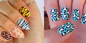 Imágenes de diseños animal print para uñas cortas que te harán deslumbrar en el otoño