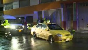 ¡Grave accidente en Bogotá! Falso taxista chocó en medio del robo