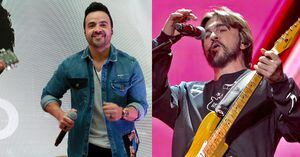 Juanes y Luis Fonsi probaron el ‘Kitipun’ de Juan Luis Guerra