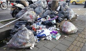 Bogotá amaneció nuevamente llena de basuras en las calles