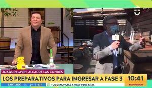 "Esto es para que no digan que no tengo calle": Joaquín Lavín apareció como "notero" en matinal de CHV