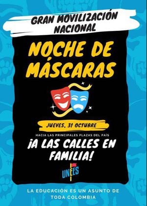 'Noche de Máscaras': rutas y horarios movilización de este jueves en Bogotá