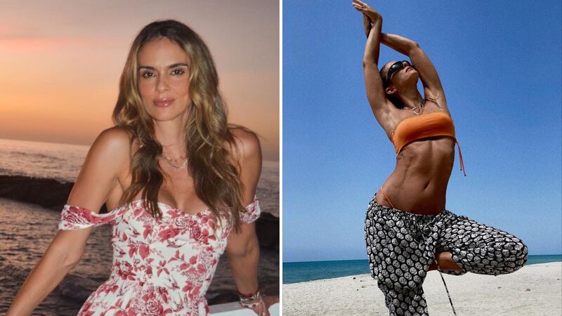 Karen Martínez, la dura crítica por hacer yoga en bikini