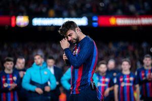 Gerard Piqué y los momentos cumbres de su último partido en imágenes