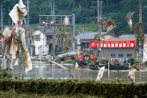 Fuertes aguaceros dejan 34 muertos en Japón