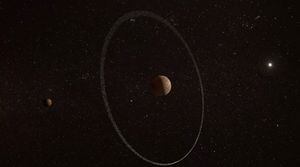 Quaoar, el planeta enano más allá de Neptuno que sorprende a los científicos por su denso anillo