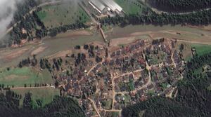 Imágenes satelitales muestran el antes y después de las devastadoras inundaciones en Alemania