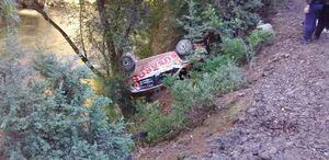 Lo salvó un árbol: El espectacular volcamiento de Emilio Fernández que preocupó a todo el WRC