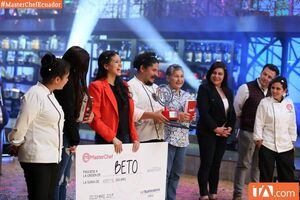 Beto es el ganador de MasterChef Ecuador