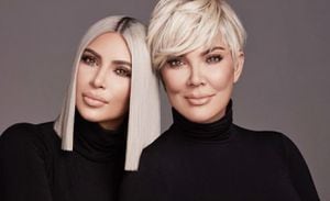 Kim Kardashian y Kris Jenner posan sin maquillaje y dejan ver su belleza natural