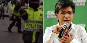 Abren investigación a policía que insultó a Claudia López en medio de bloqueos