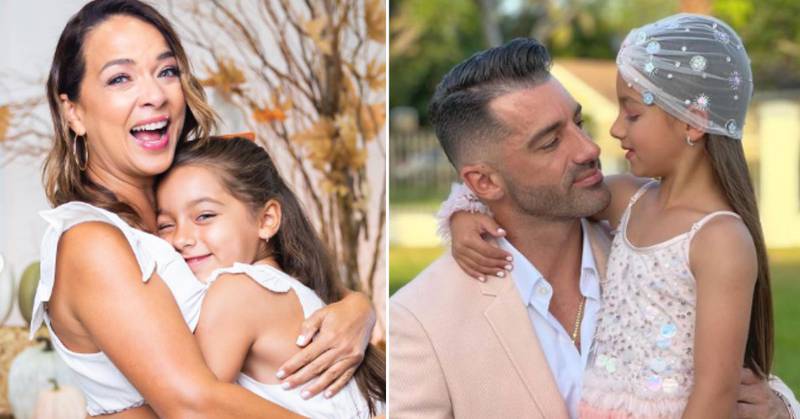 Toni Costa y Adamari López se unieron para celebrar el cumpleaños número 8 de su hija Alaïa