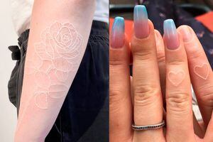 Tatuajes de tinta blanca para mujeres de alma noble que aman con todo el corazón