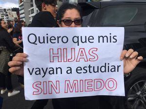 10 testimonios de violencia y acoso sexual en la marcha de Quito