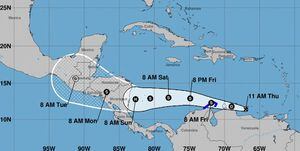 Guatemala monitorea trayectoria de tormenta tropical “Julia”