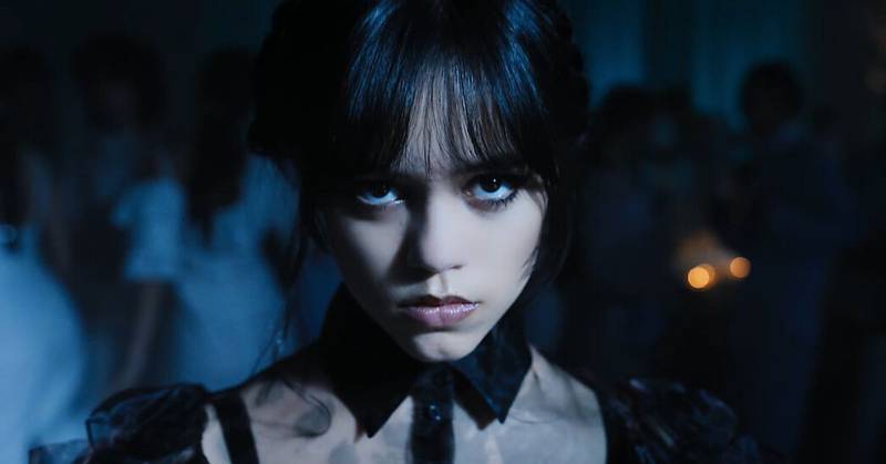 Jenna Ortega como Merlina Addams en la serie de Netflix 'Merlina'