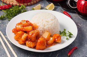 Aprende a preparar pollo agridulce de los chinos