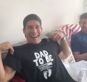 Así fue la emotiva reacción de Chyno Miranda  al enterarse que será papá
