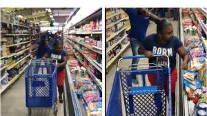 ¡Habla la mujer que desperdició minuto gratis en supermercado!