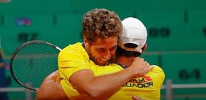 Gonzalo Escobar y Roberto Quiroz ganaron la primera Medalla de Oro en Tenis