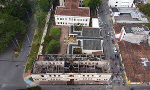 Colombia: así quedó el Palacio de Justicia de Tuluá tras ser incendiado