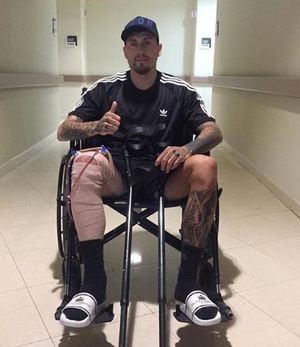 Nicolás Castillo fue dado de alta tras presentar una trombosis en su pierna derecha: "Hoy tengo un partido aparte, y no lo voy a perder"