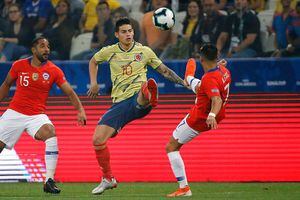 James Rodríguez lidera la nómina de Colombia para enfrentar a Chile por las Eliminatorias