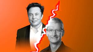 Apple y Tim Cook se preguntan si sería bueno seguir en X (antes Twitter) con Elon Musk como su dueño