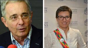 Álvaro Uribe felicita a Claudia López por el manejo que le dio a las protestas