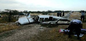 Un fallecido y dos mujeres heridas tras accidente de avioneta en Tumbes, Perú