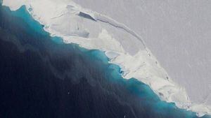Nasa encontra um enorme buraco 'perturbador' em geleira na Antártida