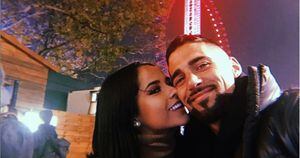 Becky G y el provocador baile a su novio, en medio de una fiesta navideña