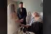 Novia se casó en el hospital para que su padre no se perdiera el momento antes de morir