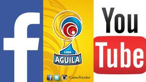 ¡El fútbol profesional colombiano sería transmitido por Facebook y YouTube!