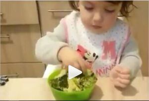 VÍDEO: menininha recusa nutella por uma tigela de brócolis e vira viral