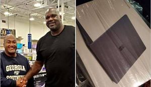 Shaquille O’Neal le compra computadora a hombre que le ofreció condolencias por muerte de Kobe Bryant