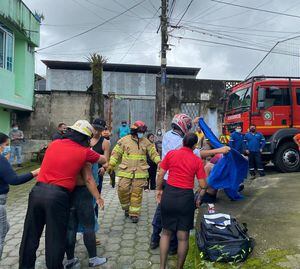 Dos heridos por explosión de un tanque de alcohol en Santo Domingo de los Tsáchilas