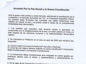 Para dejar atrás la Constitución de Pinochet: así los medios internacionales informaron el "histórico" acuerdo que busca responder las demandas tras el estallido social