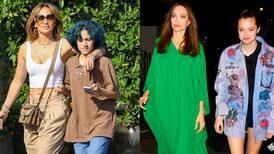 Hijas de Angelina y JLo dan clases de moda con mom jeans rasgados para looks modernos
