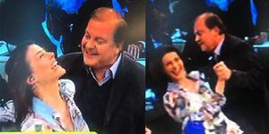 La incómoda reacción de Tonka Tomicic cuando el ex ministro Francisco Vidal intentó darle un beso