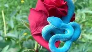 Vídeo que mostra cobra azul extremamente venenosa se torna viral no Twitter