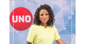 Llorando, Mábel Lara se despidió de Noticias Uno durante su última emisión como presentadora