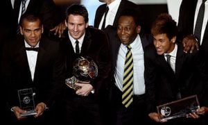 Inteligencia Artificial recrea a Pelé, Leo Messi, Kylian Mbappé y otras estrellas del fútbol en su niñez