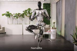 Optimus, el robot humanoide de Elon Musk, ya puede ordenar objetos y hacer yoga