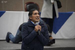Yaku Pérez: “Ni sueñen que nosotros vamos apoyar a Guillermo Lasso o la banca”