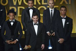 El trío de oro del fútbol mundial nuevamente cara a cara en los premios "The Best" de la FIFA